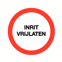Inrit vrijlaten