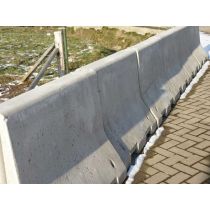 Betonnen barrier 100 cm, bodembreedte 60 cm, dubbelzijdig