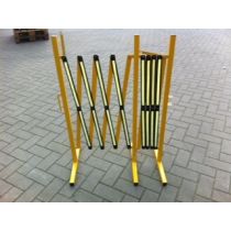 Schaarhek staal, uittrekbaar tot circa 4 meter, kleur geel/zwart