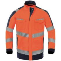 HAVEP 50169 jas fluor oranje/marineblauw