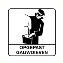 Opgepast gauwdieven