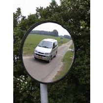 Industriespiegel glas diameter 60 cm.