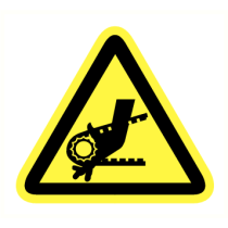 Waarschuwing Draaiende delen