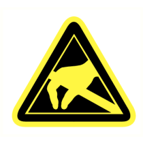 Waarschuwing Statische lading