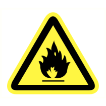 Waarschuwing Ontvlambare stoffen
