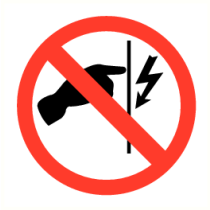 Pas op, Electrische spanning