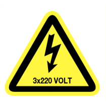 3 x 220 volt