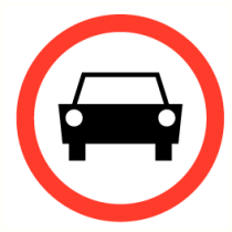 Verboden voor voertuigen