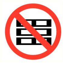 Pictogram Verboden hier palets te plaatsen