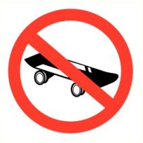 Pictogram Skatebord verboden
