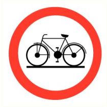 Pictogram Verboden voor fietsen