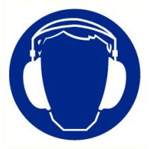 Pictogram Gehoorbescherming verplicht