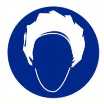 Pictogram Haarnet dames verplicht
