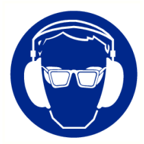 Bril en oorkap verplicht