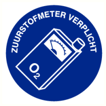 Gebruik zuurstofmeter verplicht