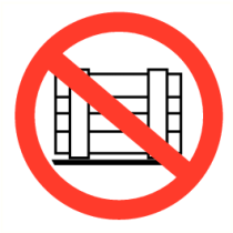 Niet hier neerzetten