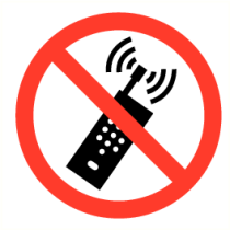 Mobiele telefoons uitschakelen