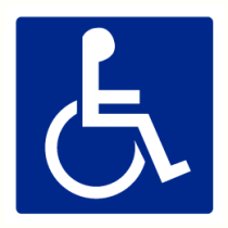 Mindervalide (spiegelbeeld)