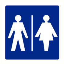 Dames- en herentoilet