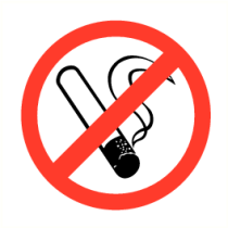 Roken verboden (spiegelbeeld)