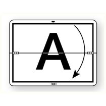 A-bord horizontaal scharnierend