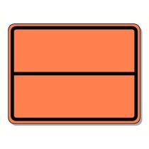 ADR bord met balk reflecterend