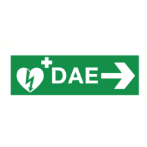 Pictogram défibrillateur (DAE) à droite