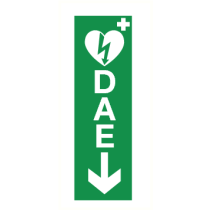 Pictogram défibrillateur (DAE) tout droit ou à sous