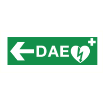 Pictogram défibrillateur (DAE) à gauche