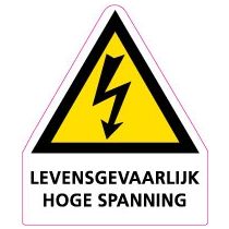 Levensgevaarlijk hoge spanning