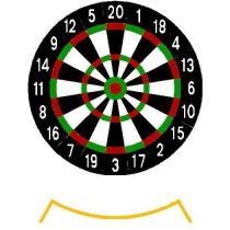 DecoMark dartboard