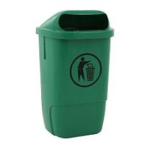 Kunststof buitenafvalbak 50 liter