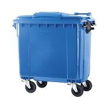 Container 770 liter vlakke deksel