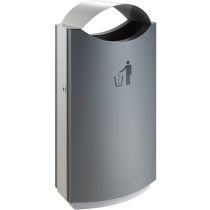 Buitenafvalbak met afdak 68 liter