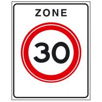 Verkeersbord A01(30)zb