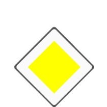 Verkeersbord B01, Voorrangsweg