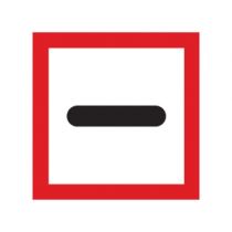 Scheepvaartbord B.5 / Verplichting voor het bord stil te houden