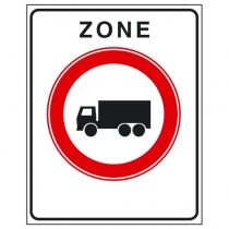 Verkeersbord C07zb, Gesloten voor vrachtauto;s, begin zone