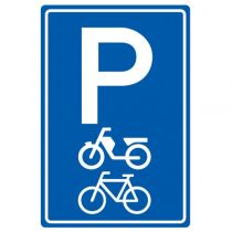 Verkeersbord E08g, Parkeergelegenheid alleen bestemd voor brommers en fietsen