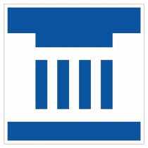 Scheepvaartbord E.3 / Stuw