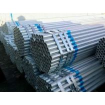 Buispaal verzinkt staal, diameter ø 48 mm en ø 76 mm, lengte 300 cm