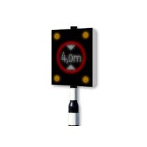 LED display C19 met afbeelding gesloten voor voertuigen hoger dan de aangegeven hoogte