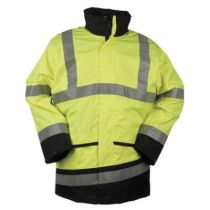 Sioen 346A Barcley fluor geel/marineblauw jack