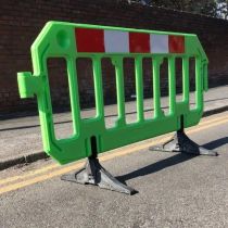 Afzethek kunststof HDPE 200 x 100 cm, kleur groen