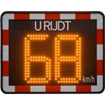 Snelheidsdisplay Smiley, model netstroom 230 volt