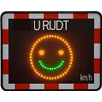 Snelheidsdisplay Smiley, stroomaansluiting op lichtmast