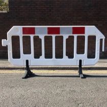 Afzethek kunststof HDPE 200 x 100 cm, kleur wit