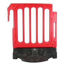 Afzethek kunststof HDPE 100 x 125 cm, kleur rood