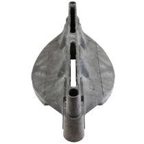 Afzethek kunststof HDPE 100 x 125 cm, kleur wit