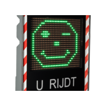 I-Safe 1 – Display snelheid en pictogram